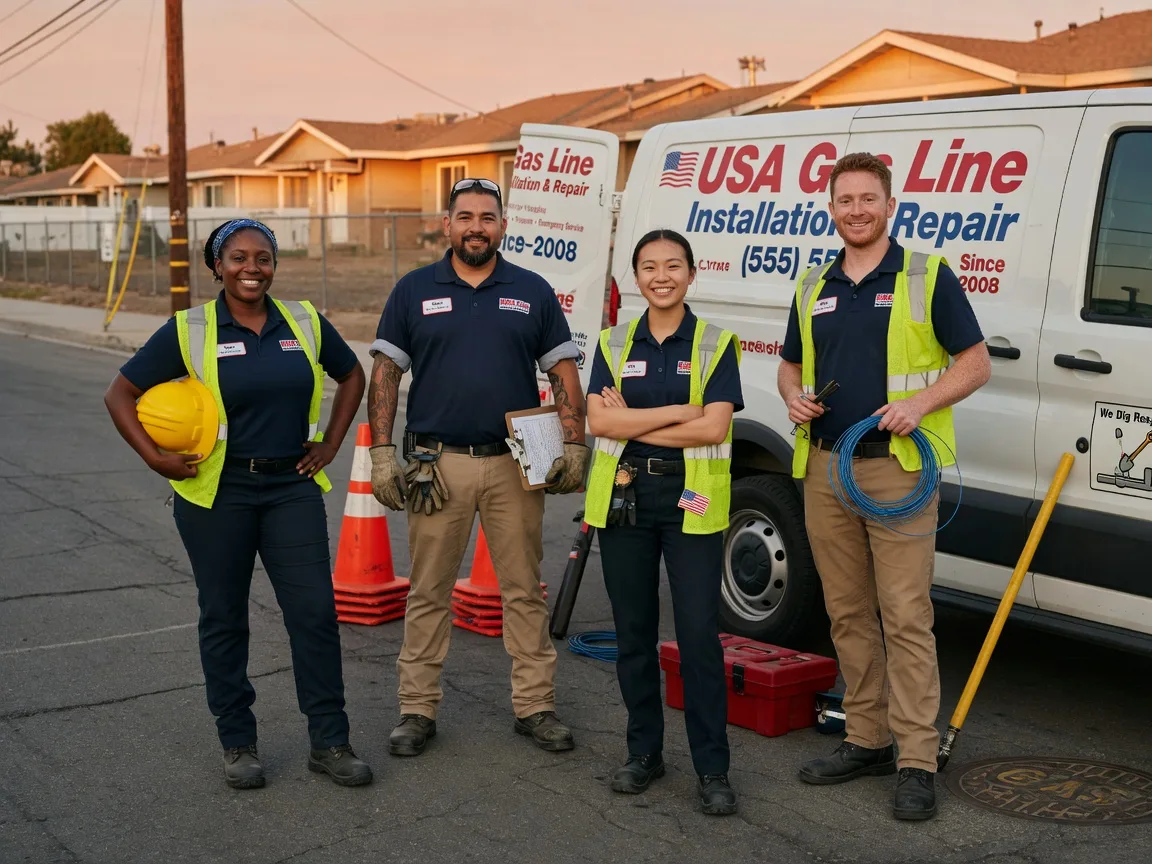 Gas Line Installation company in Camp, AR